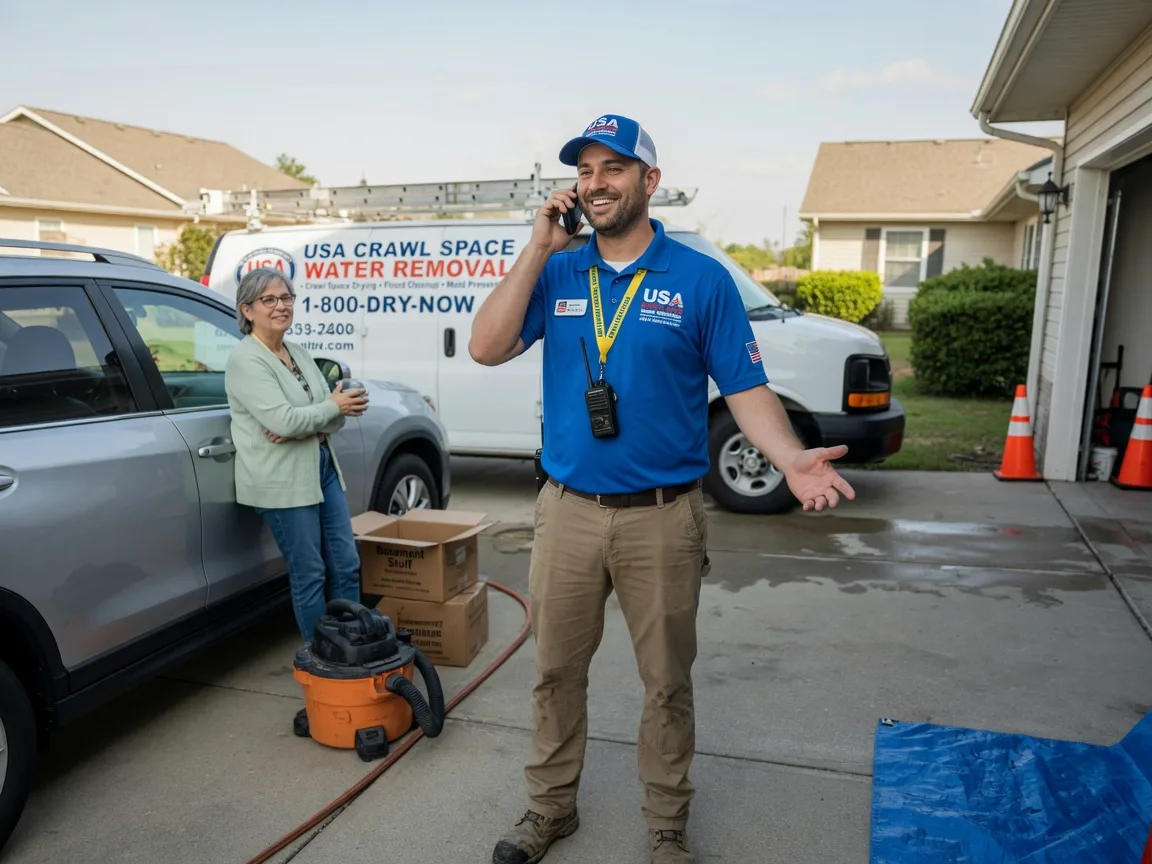 Crawl Space Water Removal Mound City, KS FAQs